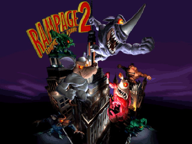 Rampage 2 - Universal Tour — écran titre