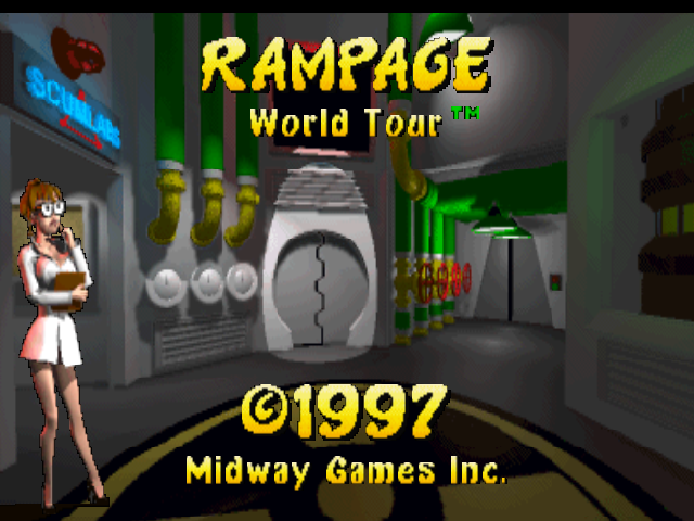 Rampage - World Tour — écran titre