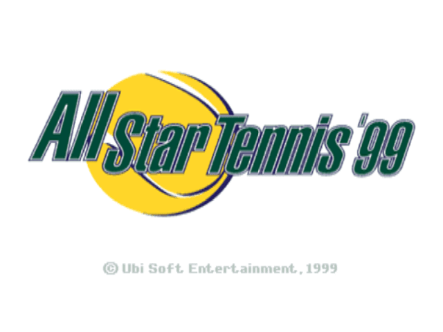 All Star Tennis '99 — écran titre