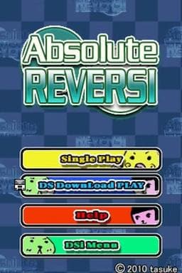 Absolute Reversi — écran titre