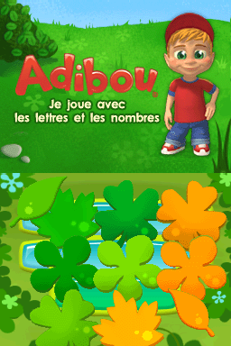 Adibou - Je Joue Avec Les Lettres Et Les Nombres — écran titre