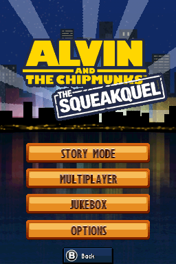 Alvin And The Chipmunks - The Squeakquel — écran titre