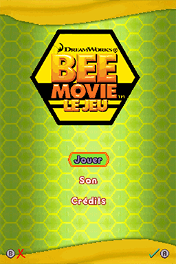 Bee Movie - Le Jeu — écran titre