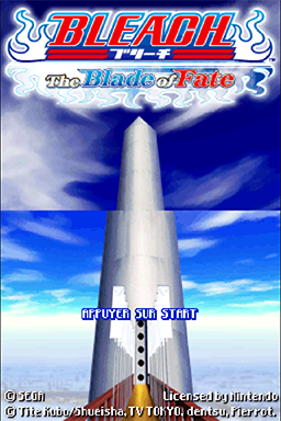 Bleach - The Blade Of Fate — écran titre