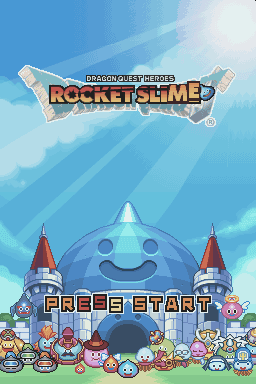 Dragon Quest Heroes - Rocket Slime — écran titre