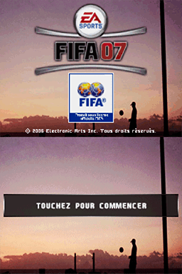 FIFA 07 — écran titre