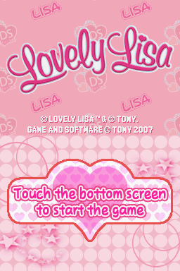 Lovely Lisa — écran titre