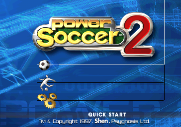Adidas Power Soccer 2 — écran titre