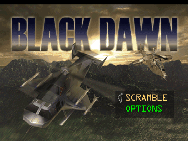 Black Dawn — écran titre