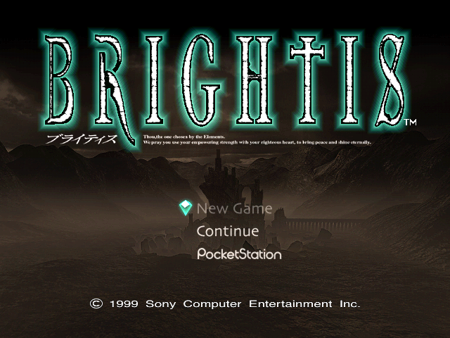 Brightis — écran titre