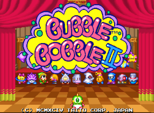 Bubble Bobble 2 — écran titre