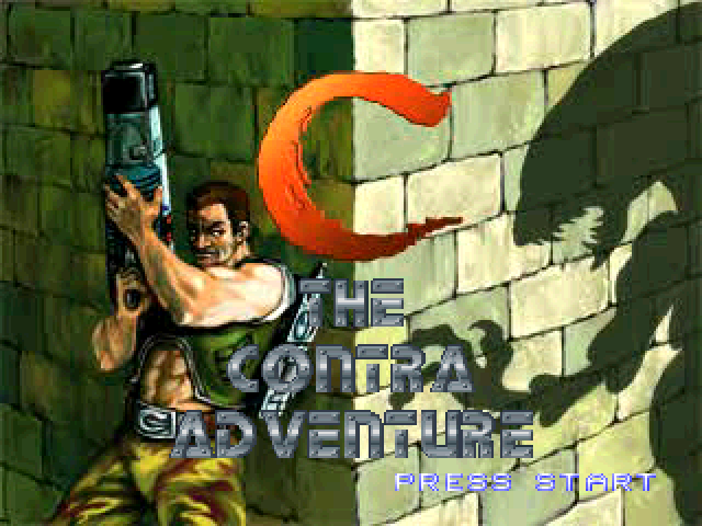 C - The Contra Adventure — écran titre