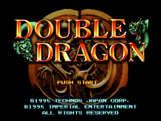 Double Dragon — écran titre