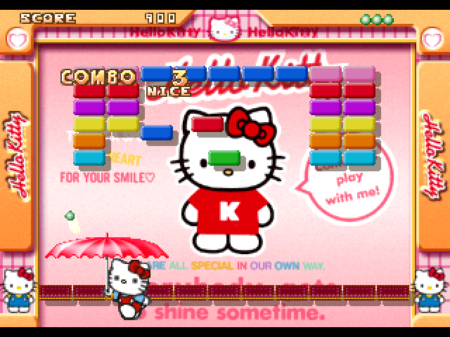 Hello Kitty - Block Kuzushi (1500 Series) — screenshot