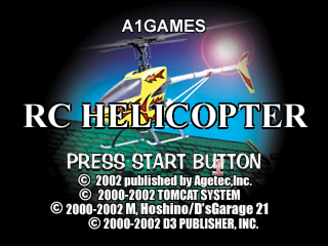 Rc Helicopter — écran titre