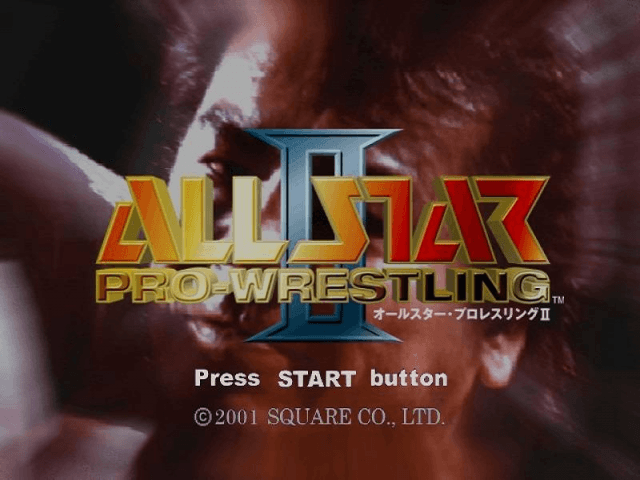 All Star Pro-wrestling 2 — écran titre
