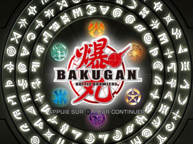 Bakugan Battle Brawlers — écran titre
