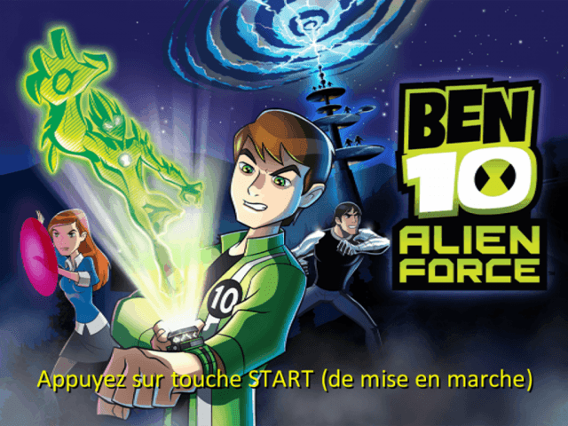 Ben 10 - Alien Force — écran titre