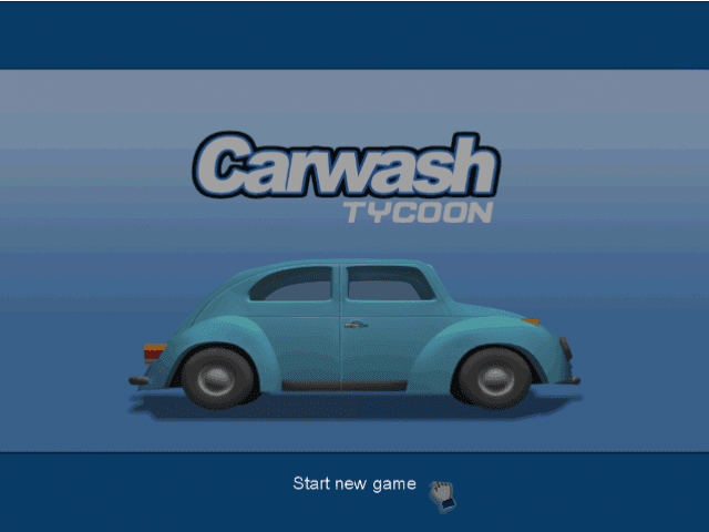 Carwash Tycoon — écran titre
