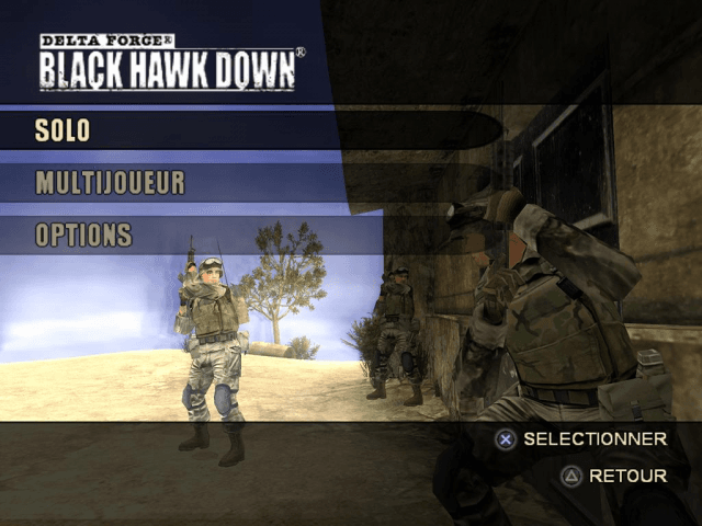 Delta Force - Black Hawk Down — écran titre