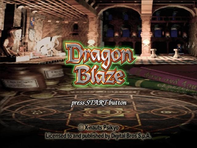 Dragon Blaze — écran titre