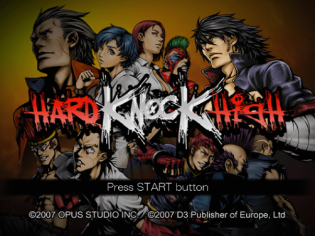 Hard Knock High — écran titre