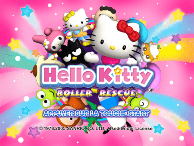Hello Kitty - Roller Rescue — écran titre