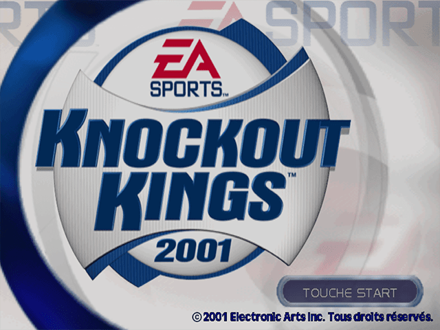 Knockout Kings 2001 — écran titre