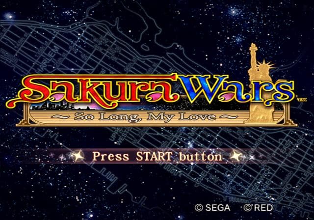 Sakura Taisen 5 - Saraba Itoshiki Hito yo — écran titre