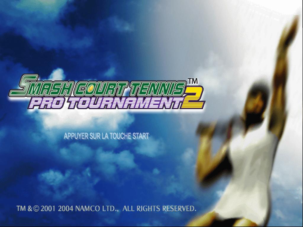 Smash Court Tennis Pro Tournament 2 — écran titre