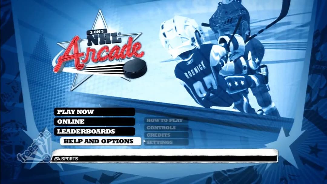 3 On 3 Nhl Arcade — écran titre