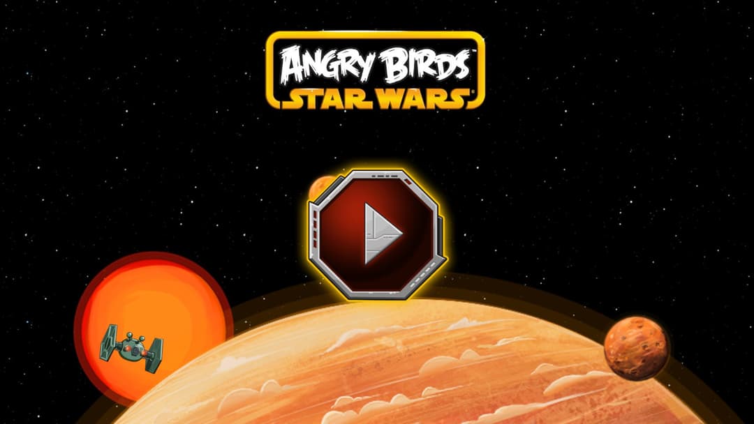 Angry Birds Star Wars — écran titre