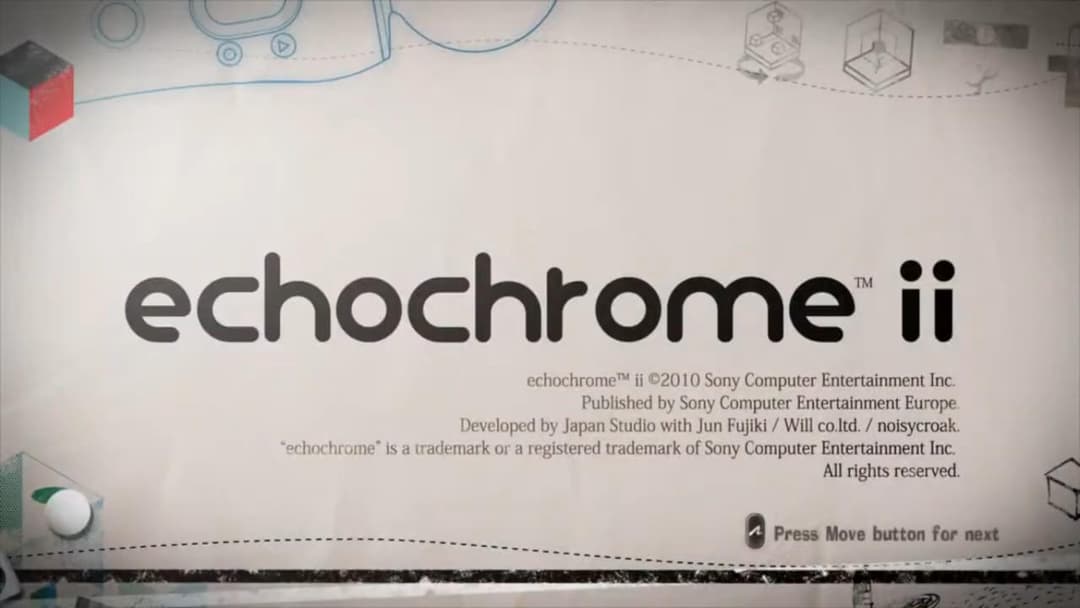 Echochrome 2 — écran titre
