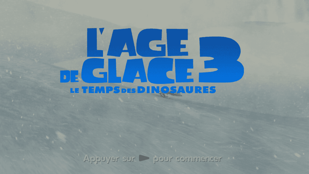 Ice Age 3 - Dawn of the Dinosaurs — écran titre