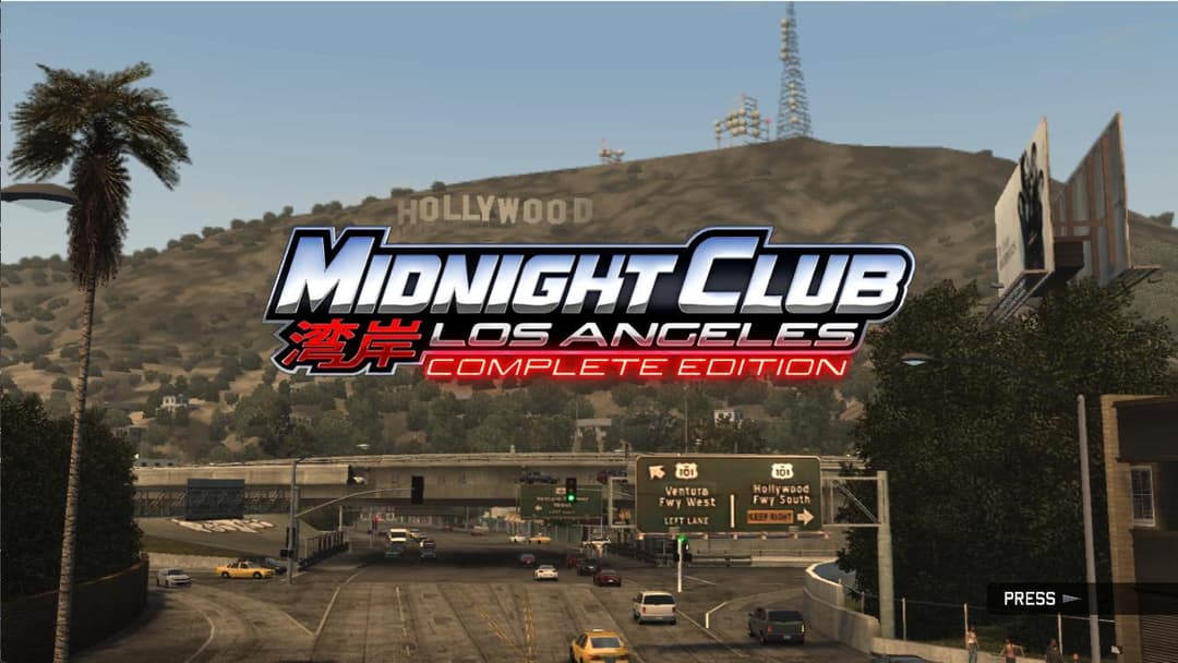 Midnight Club - Los Angeles — écran titre