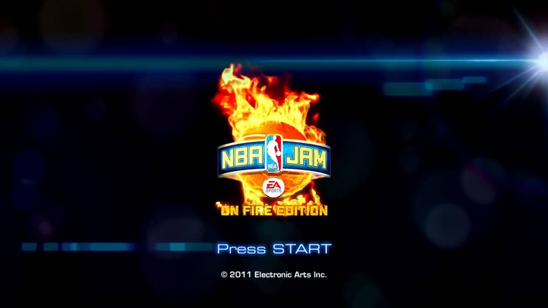Nba Jam - On Fire Edition — écran titre