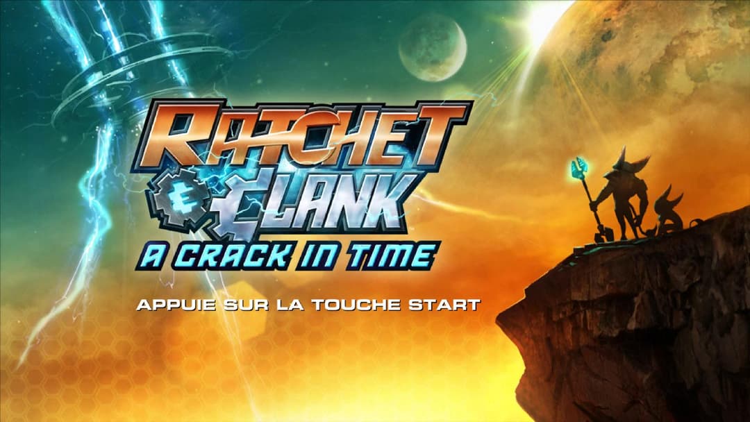 Ratchet & Clank - A Crack in Time — écran titre