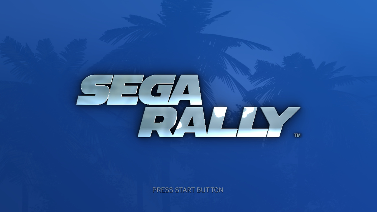 Sega Rally — écran titre