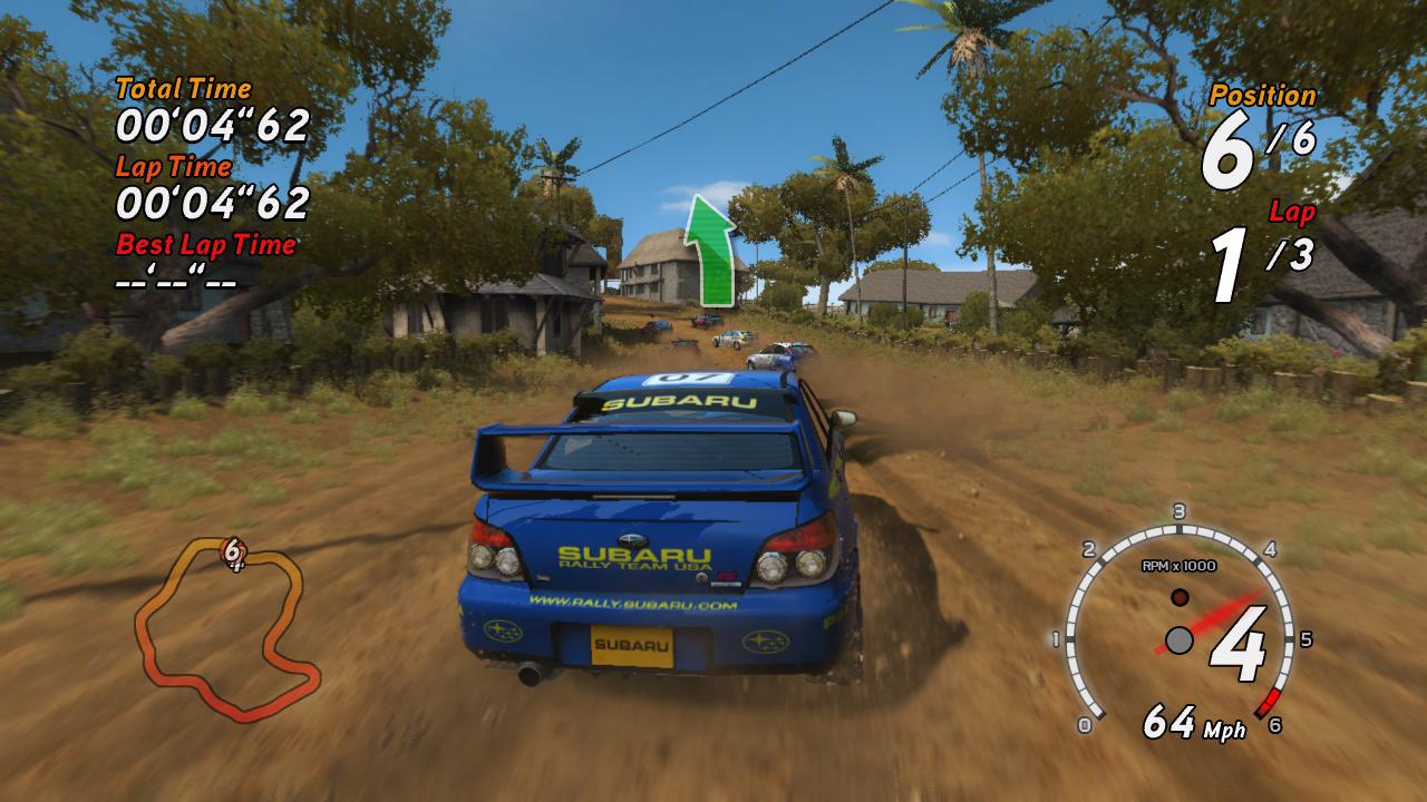 Sega Rally — screenshot