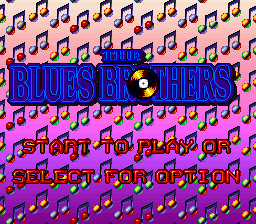 Blues Brothers, The — écran titre