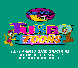Turbo Toons — écran titre
