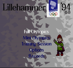 Winter Olympics - Lillehammer '94 — écran titre