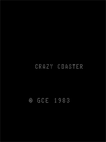 3d Crazy Coaster — écran titre