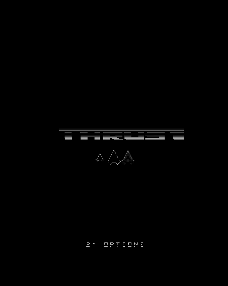 Thrust — écran titre