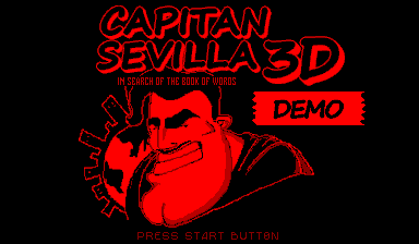 Capitan Sevilla 3D — écran titre