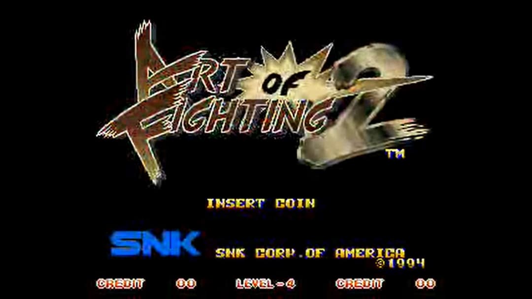 Art Of Fighting 2 (NG) — écran titre