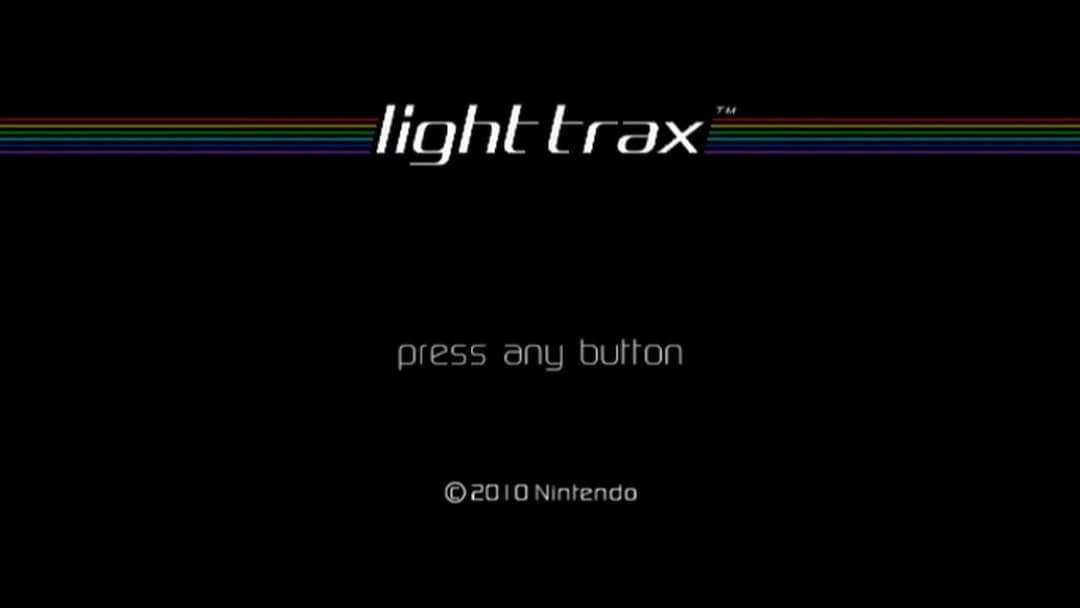 Art Style - Light Trax — écran titre