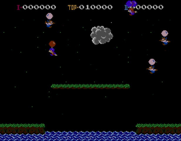 Balloon Fight (NES) — screenshot