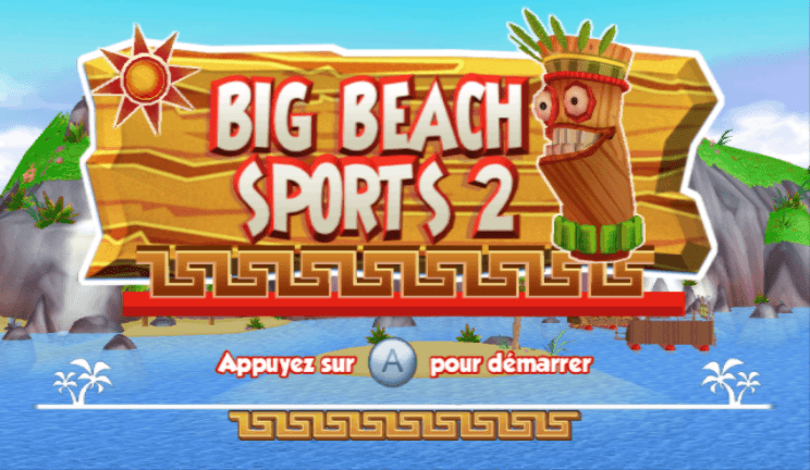 Big Beach Sports 2 — écran titre
