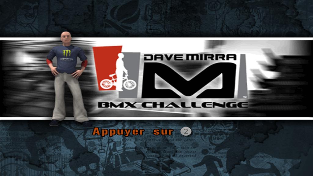 Dave Mirra Bmx Challenge — écran titre